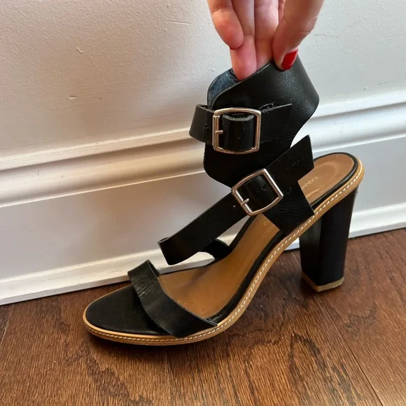 Carmen Marc Valvo leather sandals - Picture 4 of 4